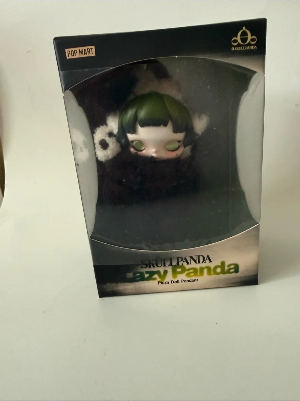 NIB Skull Panda Lazy Panda Plush Pendant